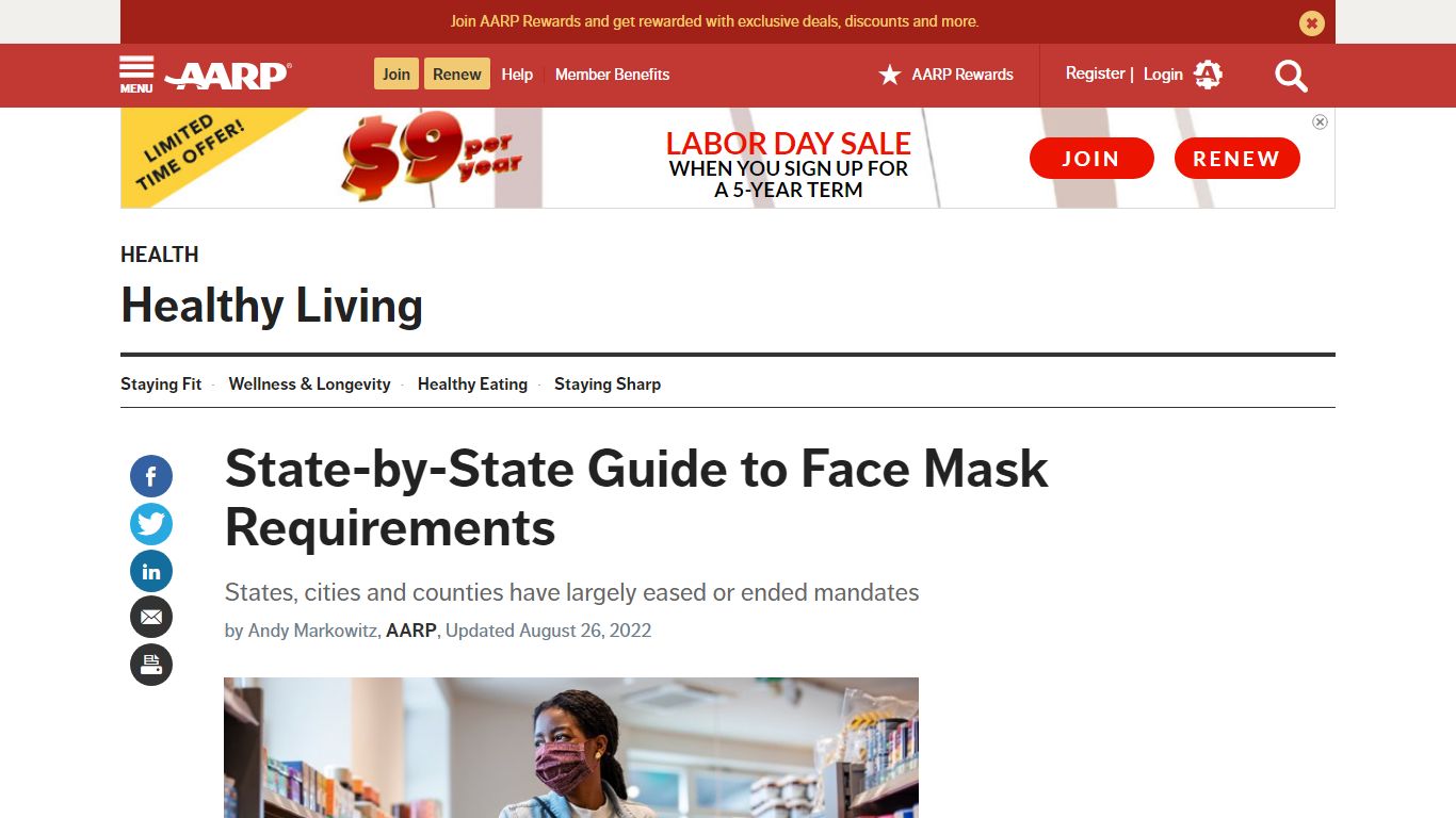 Does Your State Have a Mask Mandate Due to Coronavirus? - AARP